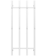 Полотенцесушитель водяной Deffi Split П4 500х1200 боковое левое подключение белый A.SP.120.50.4.W.B