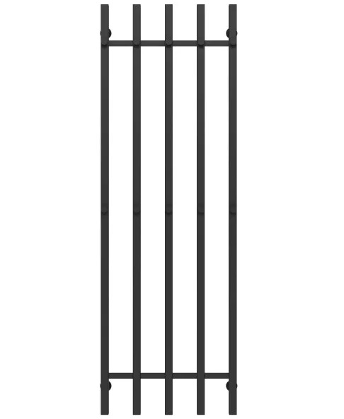 Полотенцесушитель водяной Deffi Split П5 500х1600 нижнее подключение черный A.SP.160.50.5.B.A