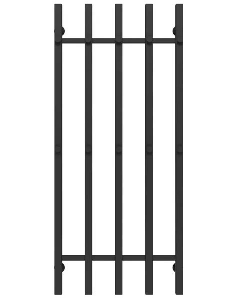 Сушка для рушників водяна Deffi Split П5 500х1200 нижнє підключення чорний A.SP.120.50.5.B.A