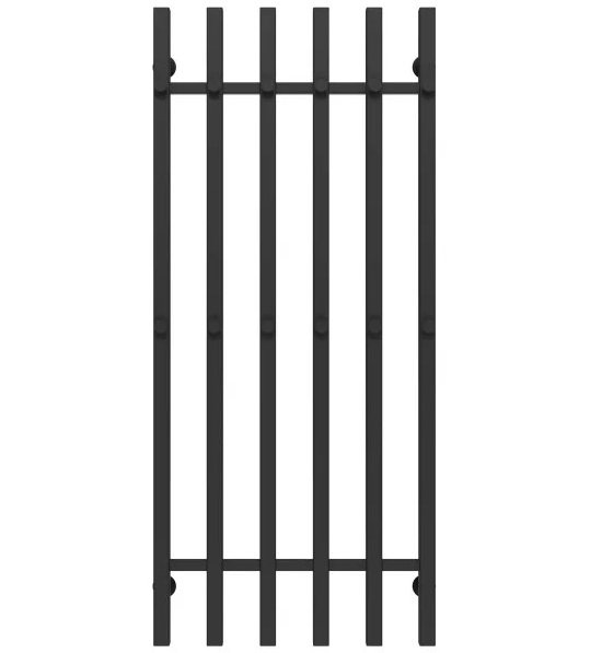 Полотенцесушитель водяной Deffi Split П6 500х1200 боковое правое подключение черный A.SP.120.50.6.B.C