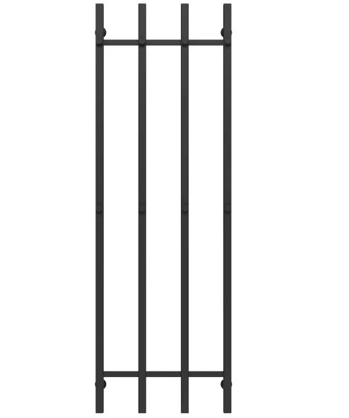 Сушка для рушників водяна Deffi Split П4 500х1600 бічне ліве підключення чорний A.SP.160.50.4.B.B