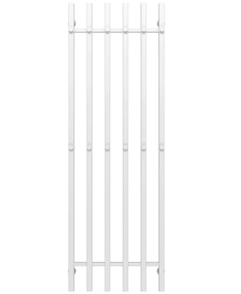 Сушка для рушників водяна Deffi Split П6 500х160 нижнє підключення білий A.SP.160.50.6.W.A