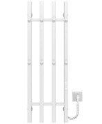 Электрический полотенцесушитель Deffi Split П4 300х1000 правое подключение WD04 белый A.SP.100.30.4.E.W.R.4