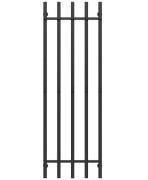 Полотенцесушитель водяной Deffi Split П5 500х1600 боковое левое подключение черный A.SP.160.50.5.B.B