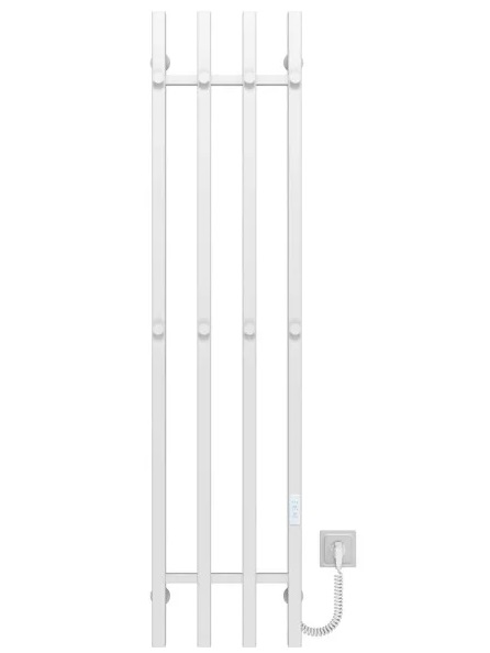 Электрический полотенцесушитель Deffi Split П4 300х1400 правое подключение WD04 белый A.SP.140.30.4.E.W.R.4