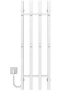 Электрический полотенцесушитель Deffi Split П4 300х1000 левое подключение WD04 белый A.SP.100.30.4.E.W.L.4