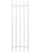 Полотенцесушитель водяной Deffi Split П5 500х1600 боковое левое подключение белый A.SP.160.50.5.W.B