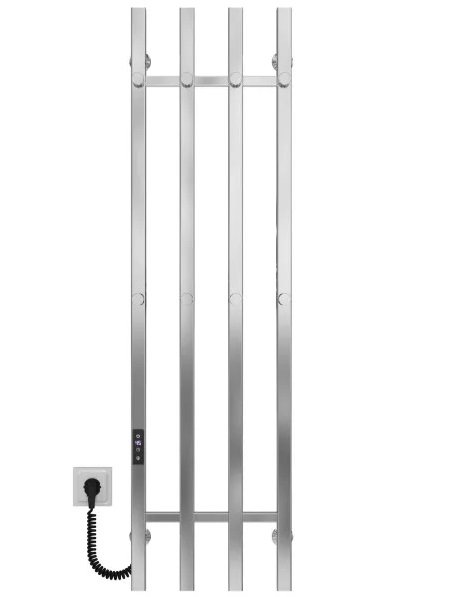 Электрический полотенцесушитель Deffi Split П4 300х1200 левое подключение JD04 хром A.SP.120.30.4.E.C.L.2