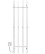 Электрический полотенцесушитель Deffi Split П4 300х1200 левое подключение WD04 белый A.SP.120.30.4.E.W.L.4