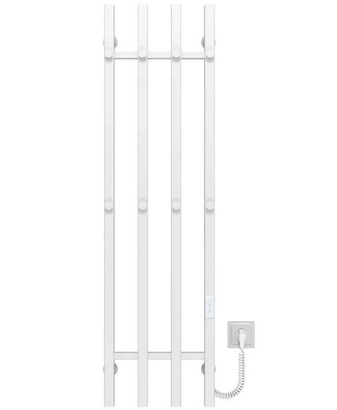 Электрический полотенцесушитель Deffi Split П4 300х1200 правое подключение WD04 белый A.SP.120.30.4.E.W.R.4