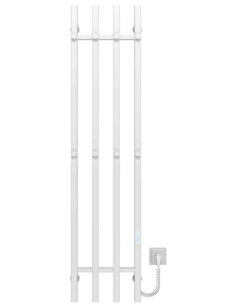 Электрический полотенцесушитель Deffi Split П4 300х1400 правое подключение WD04 белый A.SP.140.30.4.E.W.R.4