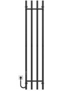 Электрический полотенцесушитель Deffi Split П4 300х1600 левое подключение JD04 черный A.SP.160.30.4.E.B.L.2