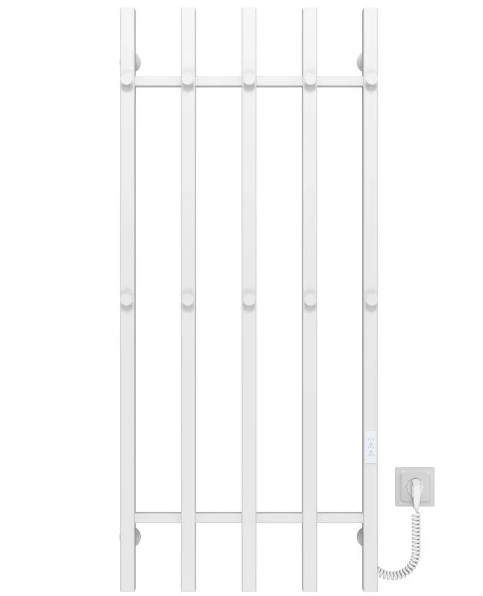 Электрический полотенцесушитель Deffi Split П5 500х1200 правое подключение WD04 белый A.SP.120.50.5.E.W.R.4