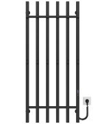 Электрический полотенцесушитель Deffi Split П6 500х1200 правое подключение JD04 черный A.SP.120.50.6.E.B.R.2