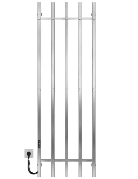 Электрический полотенцесушитель Deffi Split П5 500х1600 левое подключение JD04 хром A.SP.160.50.5.E.C.L.2