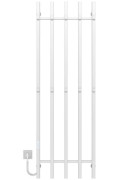 Электрический полотенцесушитель Deffi Split П5 500х1600 левое подключение WD04 белый A.SP.160.50.5.E.W.L.4