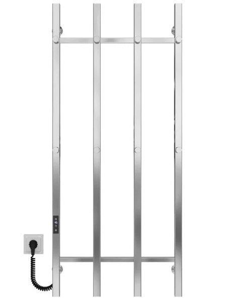 Електрична сушарка для рушників Deffi Split П4 500х1200 ліве підключення JD04 хром A.SP.120.50.4.E.C.L.2