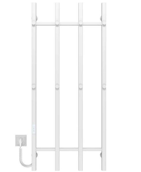 Електрична сушарка для рушників Deffi Split П4 500х1200 ліве підключення WD04 білий A.SP.120.50.4.E.W.L.4