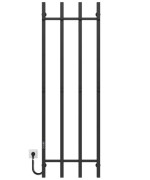 Электрический полотенцесушитель Deffi Split П4 500х1600 левое подключение JD04 черный A.SP.160.50.4.E.B.L.2