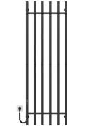 Електрична сушарка для рушників Deffi Split П6 500х1600 ліве підключення JD04 чорний A.SP.160.50.6.E.B.L.2