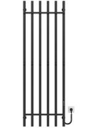 Електрична сушарка для рушників Deffi Split П6 500х1600 праве підключення JD04 чорний A.SP.160.50.6.E.B.R.2