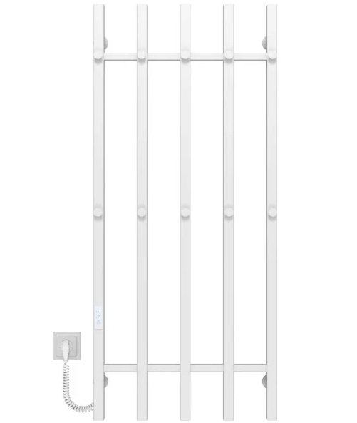 Електрична сушарка для рушників Deffi Split П5 500х1200 ліве підключення WD04 білий A.SP.120.50.5.E.W.L.4