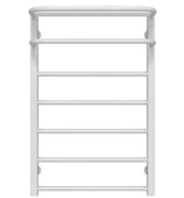 Полотенцесушитель водяной Deffi Lux Hotel П7 400х800 боковое левое подключение белый A.LH.80.40.7.W.B