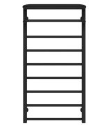 Полотенцесушитель водяной Deffi Lux Hotel П9 400х1000 нижнее подключение черный A.LH.100.40.9.B.A