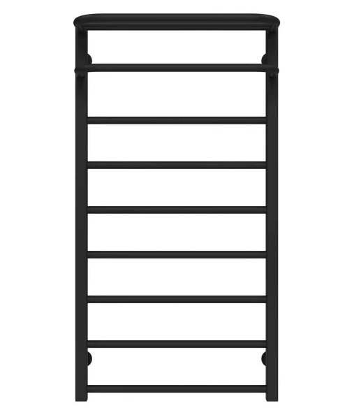 Сушка для рушників водяна Deffi Lux Hotel П9 400х1000 бічне праве підключення чорний A.LH.100.40.9.B.C