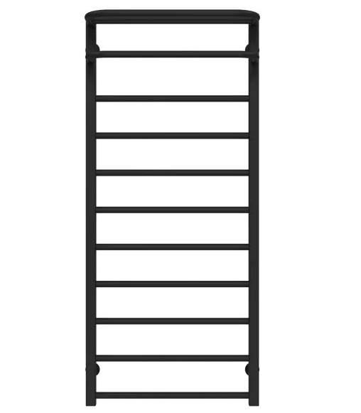 Сушка для рушників водяна Deffi Lux Hotel П11 400х1200 нижнє підключення чорний A.LH.120.40.11.B.A