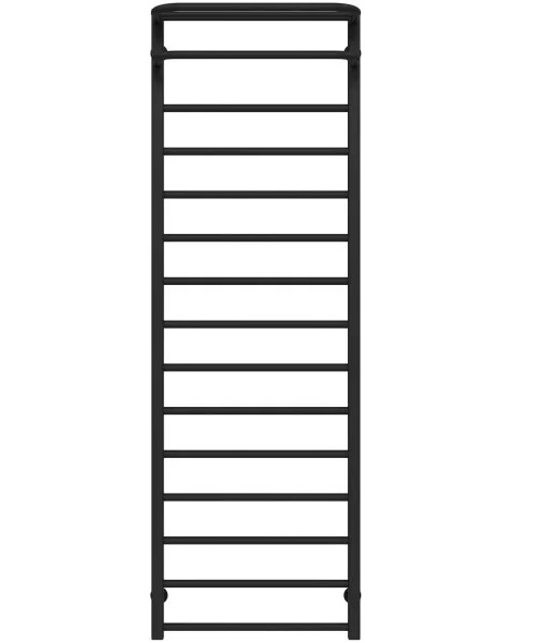 Сушка для рушників водяна Deffi Lux Hotel П15 400х1600 бічне праве підключення чорний A.LH.160.40.15.B.C