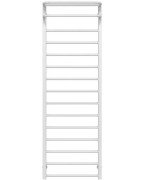Полотенцесушитель водяной Deffi Lux Hotel П15 400х1600 боковое левое подключение белый A.LH.160.40.15.W.B