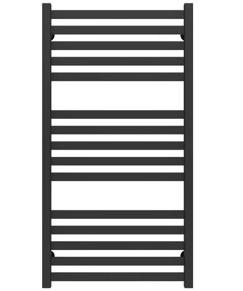 Полотенцесушитель водяной Deffi Magnus П15 600х1000 боковое правое подключение черный A.MA.100.60.15.B.C