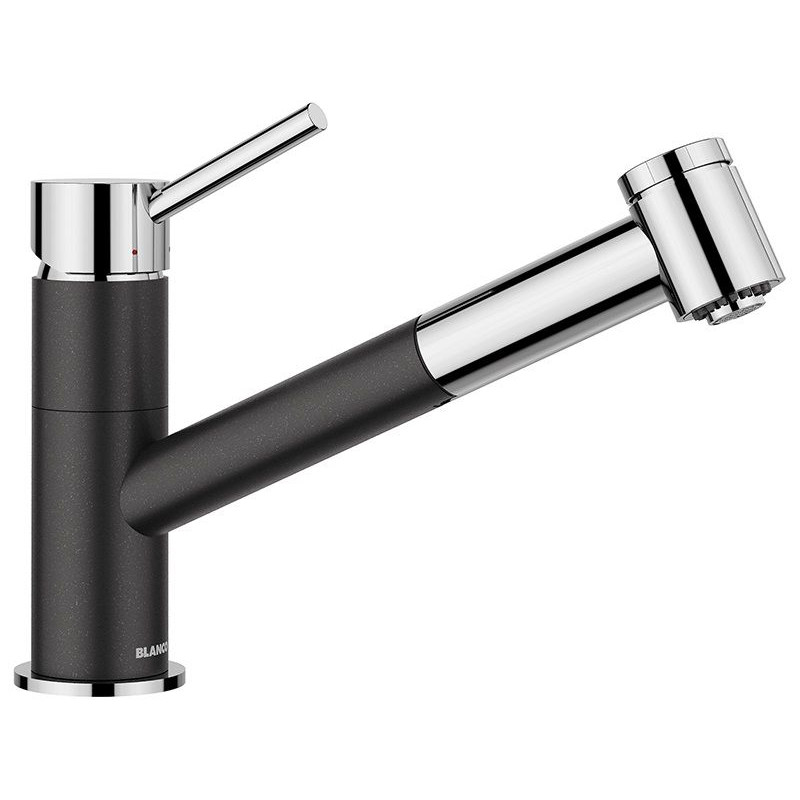 Змішувач для кухні Blanco KANO-S Vario Silgranit антрацит/хром 527962