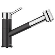 Смеситель для кухни Blanco KANO-S Vario Silgranit антрацит/хром 527962