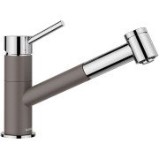 Смеситель для кухни Blanco KANO-S Vario Silgranit вулканический серый/хром 527967