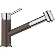 Смеситель для кухни Blanco KANO-S Vario Silgranit кофе/хром 527965