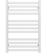 Полотенцесушитель водяной Deffi Magnus П12 600х800 боковое левое подключение белый A.MA.80.60.12.W.B