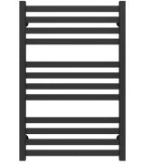 Полотенцесушитель водяной Deffi Magnus П12 600х800 боковое правое подключение черный A.MA.80.60.12.B.C