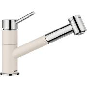 Смеситель для кухни Blanco KANO-S Vario Silgranit нежный белый/хром 527966