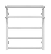 Полотенцесушитель водяной Deffi Lux Hotel П5 500х600 боковое левое подключение белый A.LH.60.50.5.W.B