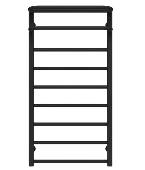Полотенцесушитель водяной Deffi Lux Hotel П9 500х1000 нижнее подключение черный A.LH.100.50.9.B.A
