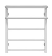 Сушка для рушників водяна Deffi Lux Hotel П5 600х600 нижнє підключення білий A.LH.60.60.5.W.A