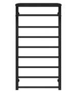 Сушка для рушників водяна Deffi Lux Hotel П9 500х1000 бічне праве підключення чорний A.LH.100.50.9.B.C