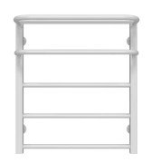 Сушка для рушників водяна Deffi Lux Hotel П5 600х600 нижнє підключення білий A.LH.60.60.5.W.A