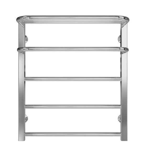 Полотенцесушитель водяной Deffi Lux Hotel П5 600х600 боковое левое подключение хром A.LH.60.60.5.C.B