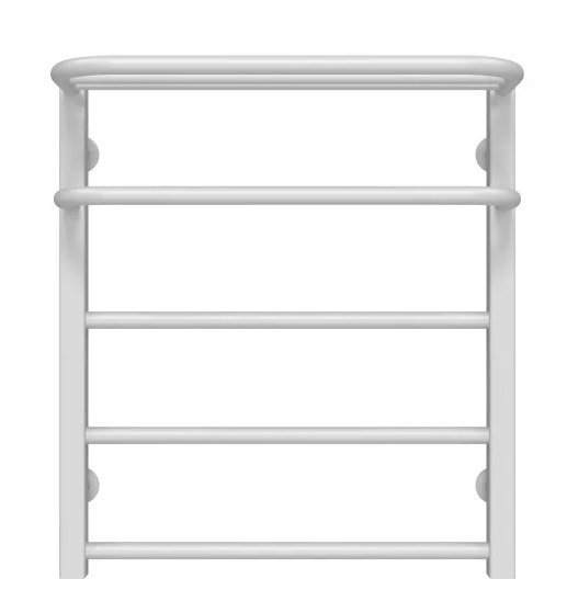 Сушка для рушників водяна Deffi Lux Hotel П5 600х600 бічне ліве підключення білий A.LH.60.60.5.W.B