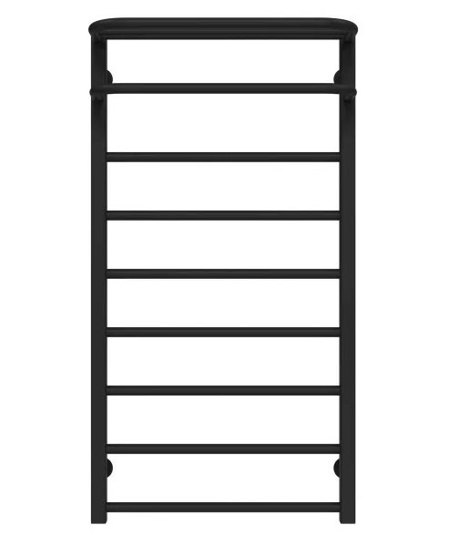 Полотенцесушитель водяной Deffi Lux Hotel П9 500х1000 боковое правое подключение черный A.LH.100.50.9.B.C