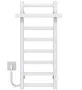 Электрический полотенцесушитель Deffi Nicolе П8 300х800 левое подключение WD04 белый A.NI.80.30.8.E.W.L.4