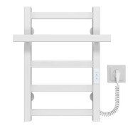 Электрический полотенцесушитель Deffi Nicolе П5 300х500 правое подключение WD04 белый A.NI.50.30.5.E.W.R.4